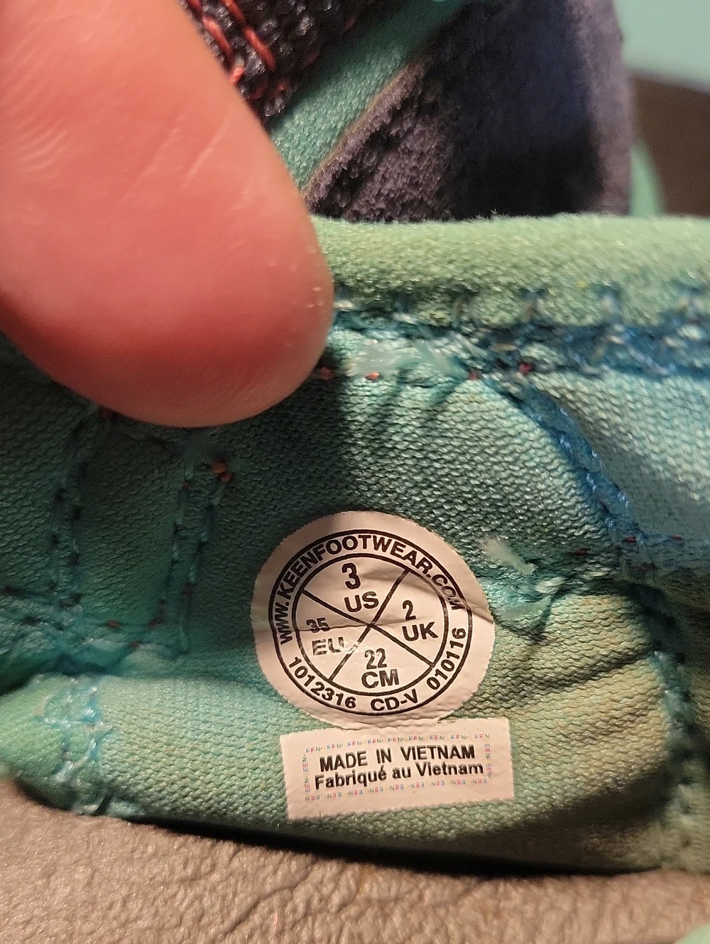 KEEN Kids' Blue and Teal Outdoor Sandals Size 3